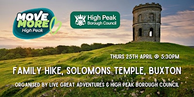 FREE Family Solomons Temple Walk, Buxton - Live Great Adventures & HPBC primary image