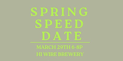 Primaire afbeelding van Spring Speed Dating - Louisville