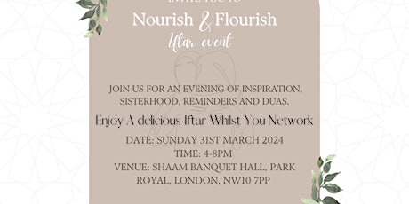 Nourish and Flourish Iftar event