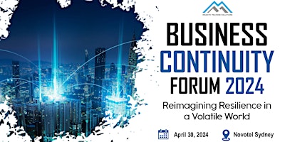 Imagem principal do evento Business Continuity Forum 2.0