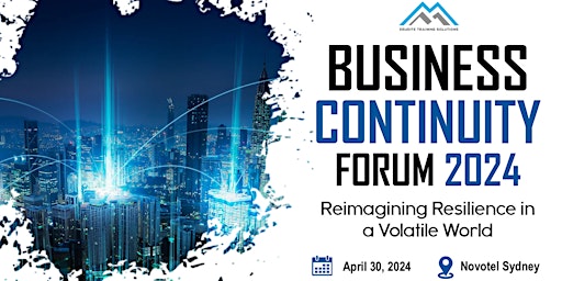 Image principale de Business Continuity Forum 2.0