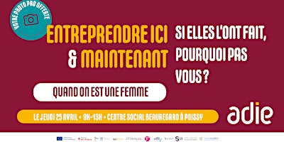 Image principale de Entreprendre Ici et Maintenant quand on est une femme dans les Yvelines