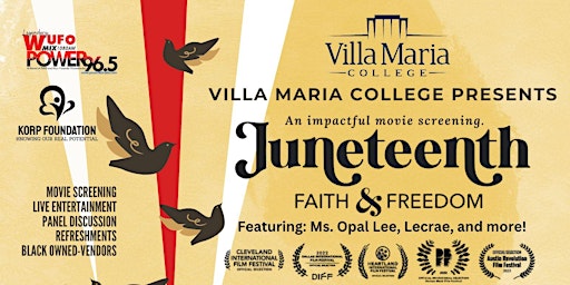 Primaire afbeelding van Movie Screening and Event: Juneteenth Faith and Freedom