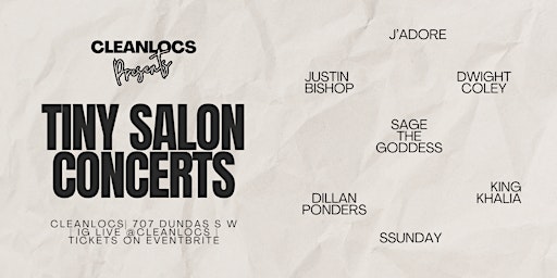 Imagem principal do evento Tiny Salon Concert Series