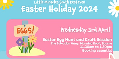Primaire afbeelding van EVENT Egg hunt & Easter Craft Session - 03/04/24