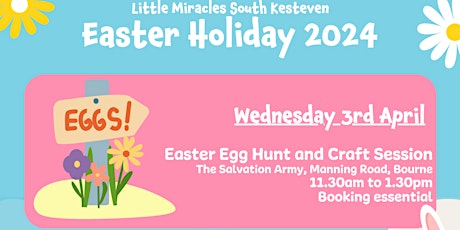 EVENT Egg hunt & Easter Craft Session - 03/04/24