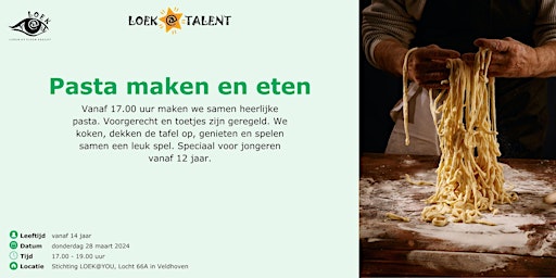 Imagen principal de Pasta koken en gezellig eten