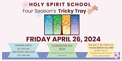 Holy Spirit School Tricky Tray primary image