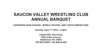 Imagen principal de SV Wrestling Club - Annual Banquet