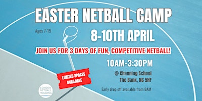 Easter Netball Camp 2024 primary image