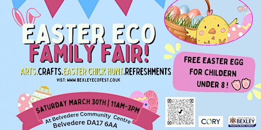 Primaire afbeelding van Easter Family Fun Eco Event plus FREE Easter Egg Hunt!