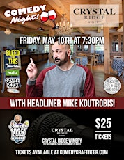 Comedy Night at Crystal Ridge Winery