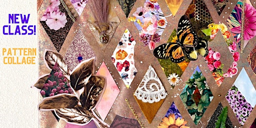 Imagem principal do evento Pattern Collage with Kelsey Gill (Adult-MixedMedia)