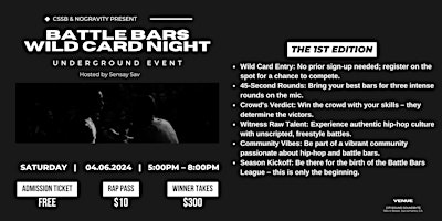 Image principale de Battle Bars Wild Card Night