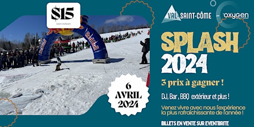 Imagem principal do evento Splash Val Saint-Côme 2024
