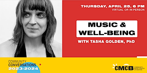 Primaire afbeelding van Music & Well-Being with Tasha Golden, PhD