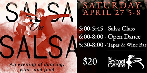 Imagem principal do evento Salsa con Salsa - An evening of dance, lively music and great food!