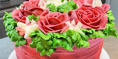 Primaire afbeelding van Ombré buttercream rose cake class