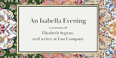 An Isabella Evening with Elizabeth Segran primary image