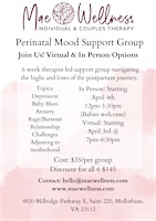 Perinatal Mood Support Group primary image