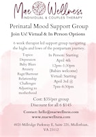 Imagen principal de Perinatal Mood Support Group