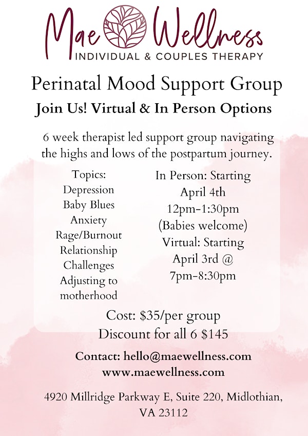 Perinatal Mood Support Group