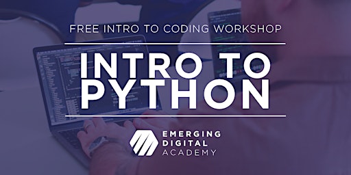 Image principale de FREE Intro to Python Workshop