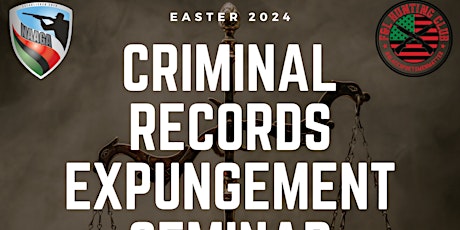 F&L Hunting Club Criminal Records Expungement Seminar