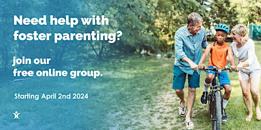 Primaire afbeelding van Free Online Support Group for Foster Parents -Every Tuesday, until May 28th