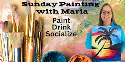 Imagen principal de Sunday Sip & Paint with Maria