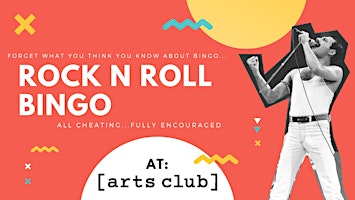 Primaire afbeelding van Rock N Roll Bingo @ Arts Club