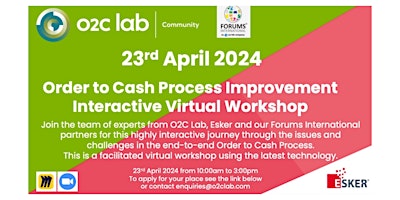 Imagen principal de Order to Cash Process Improvement Interactive Virtual Workshop