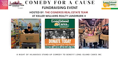 Imagem principal do evento The Cisneros Team Presents: Our Comedy For A Cause Fundraising Event