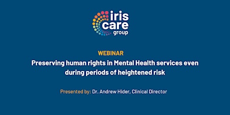 Webinar: Preserving human rights in Mental Health services