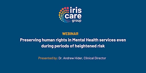 Imagen principal de Webinar: Preserving human rights in Mental Health services