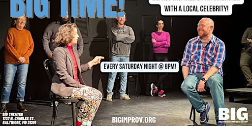 Imagem principal de BIG Time: Improvised Comedy inspired by an interview with a Film Producer