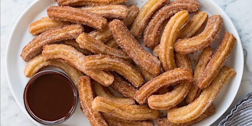 Primaire afbeelding van UBS VIRTUAL Cooking Class: Churros & Dipping Sauce
