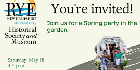 Spring Garden Party for members