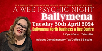 A Wee Psychic Night in Ballymena primary image