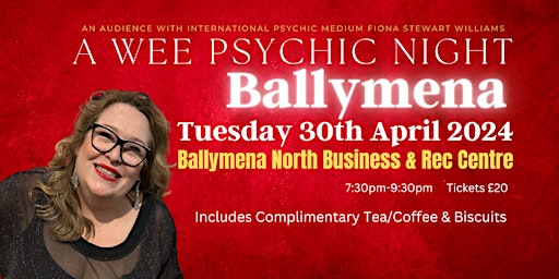 A Wee Psychic Night in Ballymena primary image