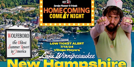 Carolyn Plummer & Friends Homecoming Comedy Night starring TV's Jonathan Kite in Wolfeboro, NH