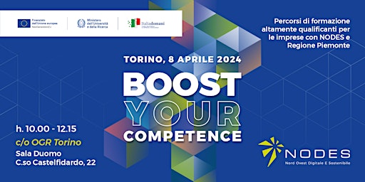 Immagine principale di BOOST YOUR COMPETENCE 