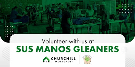 Serving at Sus Manos Gleaners!