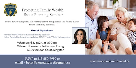 Protecting Family Wealth Estate Planning Seminar