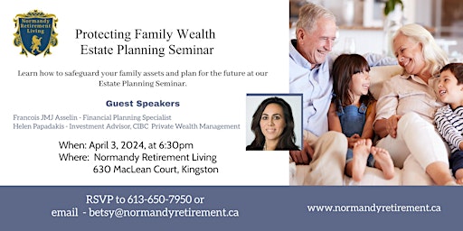 Immagine principale di Protecting Family Wealth Estate Planning Seminar 