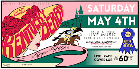 The 6th Annual Kentucky Derby Party at Sunset Social