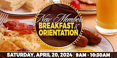 Imagem principal do evento New Members Breakfast & Orientation