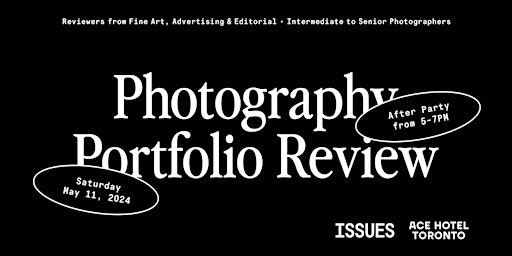 Imagen principal de 2024 Photography Portfolio Review