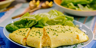Primaire afbeelding van UBS IN PERSON Cooking Passport Class: Eggs 201: French Omelet