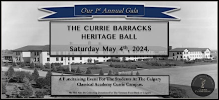 Hauptbild für The Currie Barracks Heritage Ball for the CCA Currie Campus